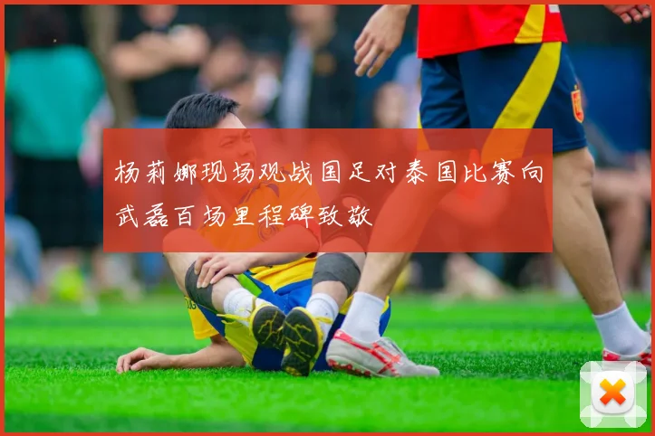 杨莉娜现场观战国足对泰国比赛向武磊百场里程碑致敬